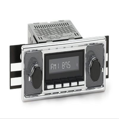 RetroRadio Compatible with 1976-81 Mercedes-Benz 280 Series Features Include Bluetooth, HD, SiriusXM Ready, AM/FM LBC-M4-308-509-40-80M1