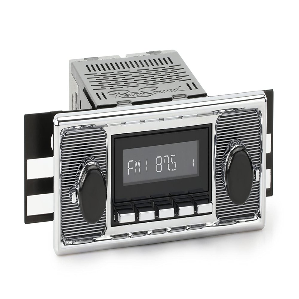 RetroRadio Compatible with 1976-81 Mercedes-Benz 280 Series Features Include Bluetooth, HD, SiriusXM Ready, AM/FM LBC-M4-308-509-40-80M1