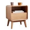 NTIYOU Bedside Table Wood Nightstand Modern Simplicity Tall Bedside Table for Living Room Bedroom Bedside End Table Living Room view 1