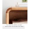 NTIYOU Bedside Table Wood Nightstand Modern Simplicity Tall Bedside Table for Living Room Bedroom Bedside End Table Living Room view 3