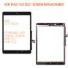 for iPad 9th(Gen) Screen Replacement Touch Screen for iPad 2021 10.2 for iPad 9 Digitizer Replacement A2604 A2603 A2602 Screen Glass Sensor Black+Home Button+Installation Video view 2