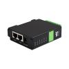 2-Ch RS485 to RJ45 Ethernet Serial Server Dual Channels RS485 Independent Operation Double Ethernet Ports Rail-Mount Industrial Isolated Module (PoE Ethernet Port) view 2