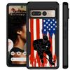 CasesOnDeck Dual Layer Case Compatible with Google Pixel 7 PRO/Pixel 7 Pro Case [Dual Tactical] Corner Guard Case with Heavy Duty Exterior USA Flag Sports -Hockey view 1
