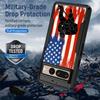 CasesOnDeck Dual Layer Case Compatible with Google Pixel 7 PRO/Pixel 7 Pro Case [Dual Tactical] Corner Guard Case with Heavy Duty Exterior USA Flag Sports -Hockey view 3