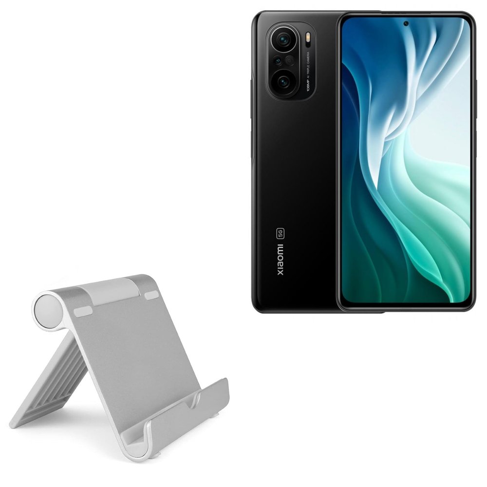BoxWave Stand and Mount Compatible with Xiaomi Mi 11i - VersaView Aluminum Stand, Portable, Multi Angle Viewing Sturdy