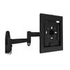 Mount-It! Anti-Theft Tablet Wall Mount with Swing Arm for iPad, iPad Air, iPad Pro | Lockable, Tamper-Proof Design, Full Motion Tilt, Swivel, Rotation, VESA 75x75 for Office, Retail, Black view 3