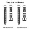 Chofit Compatible with Garmin Approach S70 42MM 47MM Watch Band,Soft Silicone Wristband Replacement Quitck Fit Sport Strap (Approach S70 42mm, Black&Green&DarkBlue) view 2