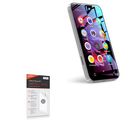 BoxWave Screen Protector Compatible with TIMMKOO Q5 MP3 Player with Bluetooth and WiFi - ClearTouch Anti-Glare (2-Pack), Anti-Fingerprint Matte Film Skin