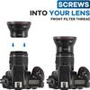 55MM 0.43x Professional HD Wide Angle Lens (w/Macro Portion) for Nikon D3400, D3500, D5500, D5600 with DX NIKKOR 18-55mm f/3.5-5.6G VR,Sony Alpha Cameras view 2