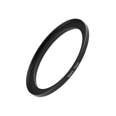 62mm to 72mm Step Up Ring Filter Adapter Black Metal Step up Adapter Rings Compatible with All Brand UV CPL ND Camera Lens Filter Step Down Ring (62mm-72mm)