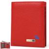 Men Wallet with Tracker Work with iOS&Android, Wallet Tracker with Bifold Genuine Leather Wallet 8 Card &1 ID Windows & 2Cash Slot&Coin Pocket (Red) view 1