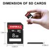 5-Pack of SD Card 8GB EASTBULL Class 10 SD Card U1 V30 High-Speed 100MB/s Read SDHC Memory Card for Camera, Full HD Video, with 5 Mini Cases (8 GB, 5 Pack) view 4