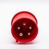 Elecbee Industrial Connector Plug 5P 32A 380V-415V 3P+E+N 6h IP44 view 3