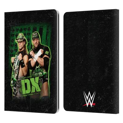 Head Case Designs Officially Licensed WWE DX D-Generation X Leather Wallet Case Compatible with Kindle Paperwhite 1/2 / 3