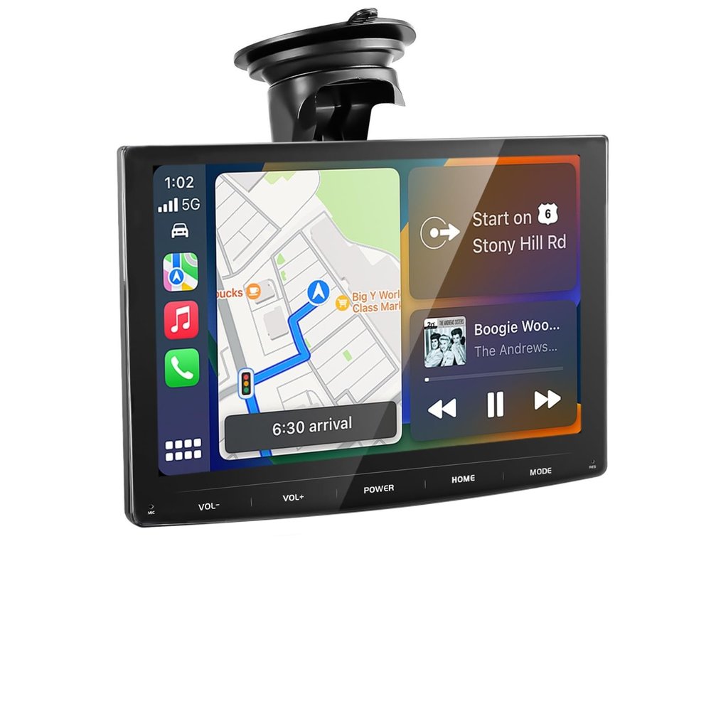 2025 Wireless Apple Carplay Car Stereo&Android Auto,1080P Backup Camera, GPS Navigation Head 7" HD carplay Screen for car with Bluetooth| Mirror Link| Backup Camera/USB/AUX Input/FM/Subwoofer/DSP