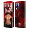 Head Case Designs Officially Licensed WWE Portrait Finn Balor Leather Book Wallet Case Cover Compatible with Motorola Edge 30 Neo 5G view 1