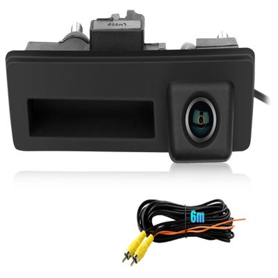 170 Car Handle Backup Camera HD Waterproof Rear View Camera Night Vision Reverse Parking Assistance for Audi A3 S3 S5 A4L A6L Q3 Q5 Q7 for VW Tiguan Passat Touareg Lavida Sagitar
