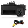 170 Car Handle Backup Camera HD Waterproof Rear View Camera Night Vision Reverse Parking Assistance for Audi A3 S3 S5 A4L A6L Q3 Q5 Q7 for VW Tiguan Passat Touareg Lavida Sagitar view 1