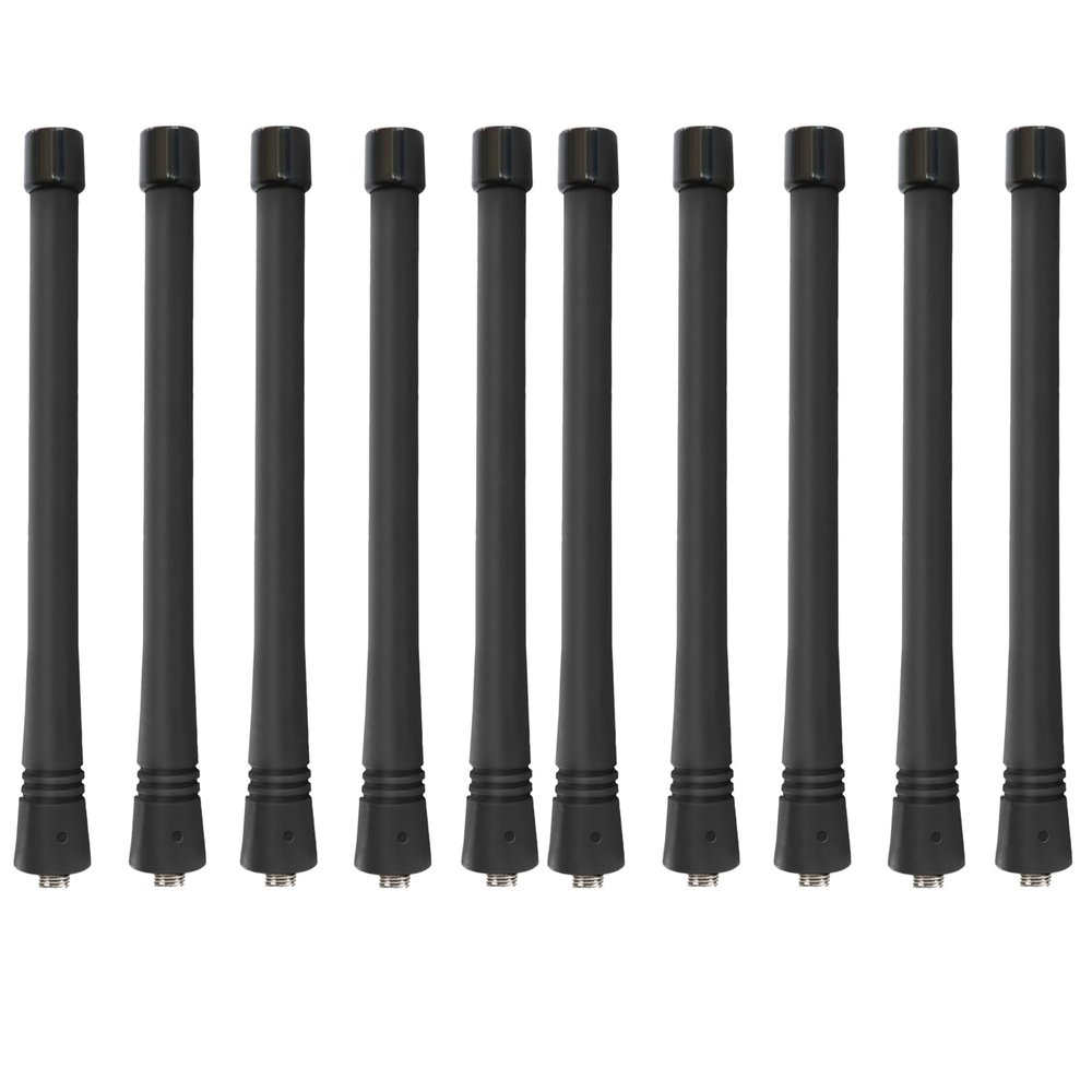 10Pack KRA-14 VHF 136-174MHz Helical Antenna Compatible with TK272 TK2140 TK260G TK270G TK280 TK290 TK2101 TK2200 TK2202 TK2302 Radio (5 Pcs)