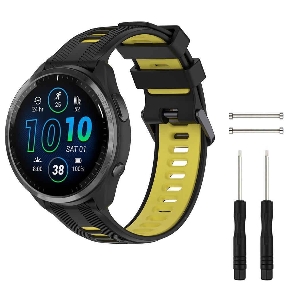 Baaletc Compatible with Garmin Forerunner 945/ Forerunner 935 Watch Bands, Soft Silicone Sports Garmin 935/Fenix 5/Fenix 5 Plus Watch Band Replacement for Garmin Forerunner 945 Smartwatch