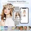 1.6'' Touch Screen Smart Watch for Women (Answer/Make Call), Activity Trackers and Smartwatches with Waterproof Heart Rate Sleep Monitor 100+ Sports Pedometer AI Voice,Fitness Watch for iPhone Android view 4