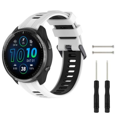 Baaletc Compatible with Garmin Forerunner 945/ Forerunner 935 Watch Bands, Soft Silicone Sports Garmin 935/Fenix 5/Fenix 5 Plus Watch Band Replacement for Garmin Forerunner 945 Smartwatch