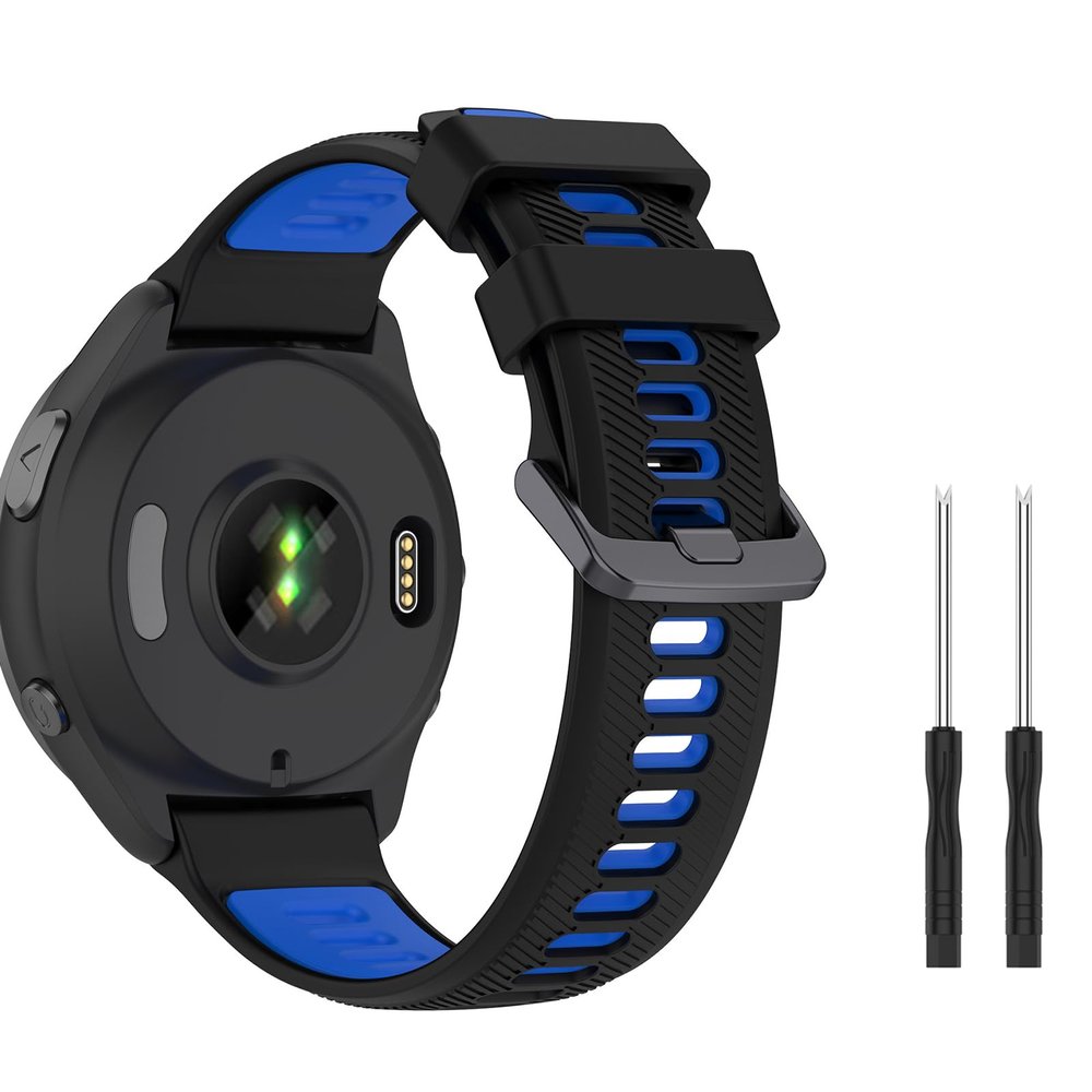 Baaletc Compatible with Garmin Forerunner 965 Watch Bands, Soft Silicone Sport Wristband Replacement Straps for Garmin Forerunner 965 Band