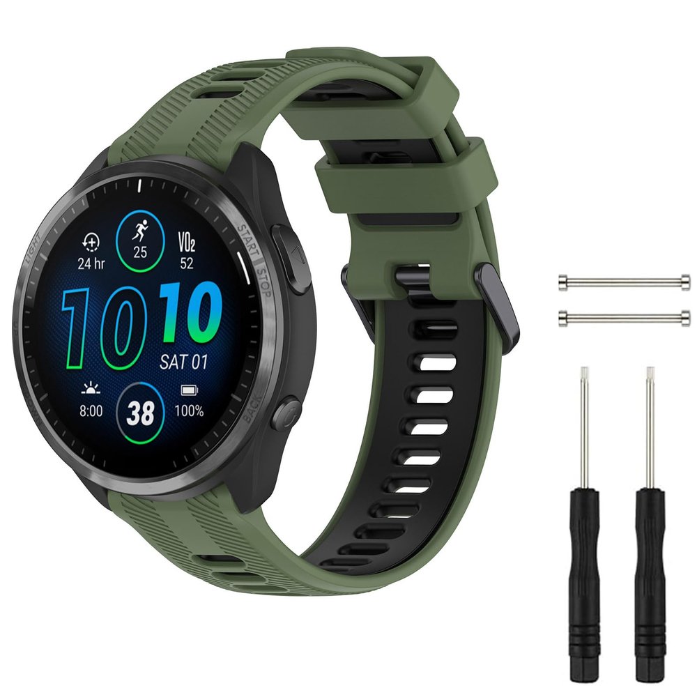 Baaletc Compatible with Garmin Forerunner 945/ Forerunner 935 Watch Bands, Soft Silicone Sports Garmin 935/Fenix 5/Fenix 5 Plus Watch Band Replacement for Garmin Forerunner 945 Smartwatch