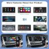 Carplay Android Auto Adapter Wireless Carplay Retrofit Kit Decoder for Toyota Touch2 & Entune2.0 2014-2019 Fit for Corolla/Prius/RAV4/Highlander/Sienna/Tacoma/Yaris/CH-R/Avalon/Tundra/Verso/Camry view 4