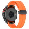 AISPORTS 22mm Quick Fit Watch Band Compatible for Garmin Instinct 2/Instinct/Instinct Crossover Band Silicone Sport Wristband Bracelet Replacement Band for Garmin Epix Pro Gen 2 47mm/Epix Gen 2 47mm view 1