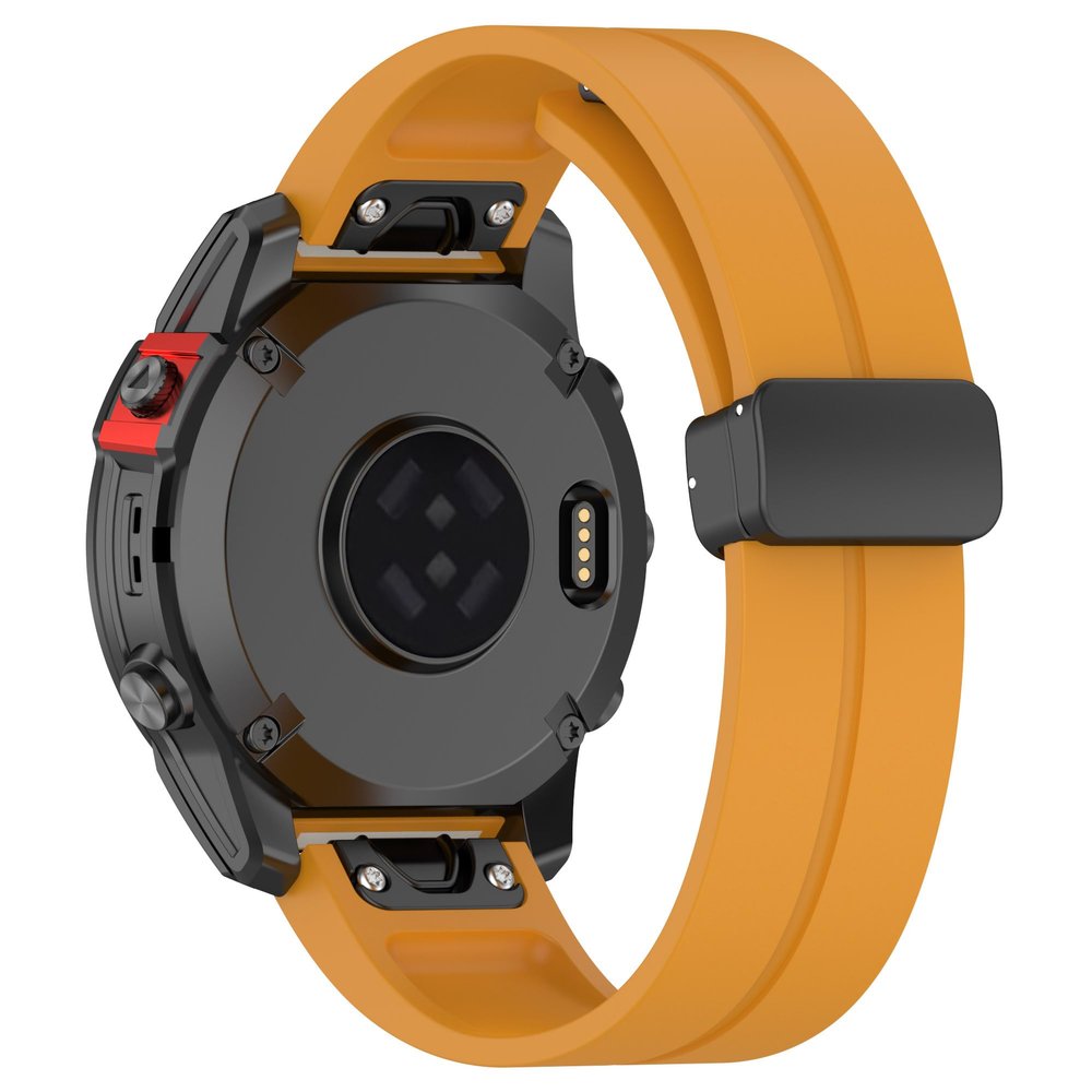 AISPORTS 22mm Quick Fit Watch Band Compatible for Garmin Fenix 8 47mm/E 47mm/7/7 Pro/6/6 Pro/5/5 Plus Band Silicone Sport Wristband Bracelet Replacement Band for Garmin Forerunner 965/955/945/935/745