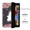 Cute Kawaii Bear for iPad Pro 11 Inch Case 4th/3rd/2nd Generation 2022/2021/2020 with Pencil Holder, Auto Sleep/Wake, Black Leather Soft TPU Back Cover view 3
