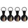 Airplane Protective Case Compatible for Airtag Shockproof Case Cover Holder with Keychain 4PCS view 1