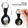 Airplane Protective Case Compatible for Airtag Shockproof Case Cover Holder with Keychain 4PCS view 2