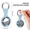 Cute Otter Protective Case Compatible for Airtag Shockproof Case Cover Holder with Keychain 4PCS view 2