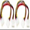 StarTech.com LP4 Power Y Splitter Cable - Molex Y Splitter (PYO2L) (Pack of 2) view 1