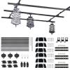 118" x 118" Photography Pantograph System Complete Kit 3.0M Studio Lighting Support Rail System 43-200CM Drop Pantograph Smallpox Rail Track Kit (3.03.0M-C) view 1
