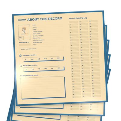 HumminGuru 12 Inch Album Jackets, 400GSM Cardboard Vinyl Record Jacket, Blank Cardboard Jacket for Replacing Album Cover & Record Cover, Heavy LP Vinyl Covers 5LB/25Pack (Record Jackets, 12")