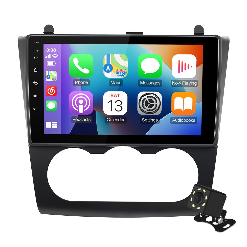 9-Inch IPS Touchscreen Android 10 Car Stereo for Nissan Altima 2008-2012 with Wireless CarPlay & Android Auto 2+32GB Car Radio, Support GPS, WiFi, Bluetooth, FM Radio, Backup Camera, SWC, Dual USB