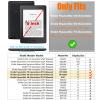 LaoShuSheng Slim Case for Kindle Paperwhite 5th/6th/7th Generation (Model No. EY21 & DP75SDI) - Lightweight PU Leather Folio Cover with Auto Sleep/Wake (Lake Blue) view 2