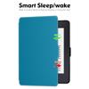 LaoShuSheng Slim Case for Kindle Paperwhite 5th/6th/7th Generation (Model No. EY21 & DP75SDI) - Lightweight PU Leather Folio Cover with Auto Sleep/Wake (Lake Blue) view 3