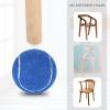 24 Pcs Precut Tennis Balls for Furniture Legs and Floor Protection Chairs Desks Furniture Tennis Balls for Chairs Feet Long Lasting Foot Covers(Blue) view 3