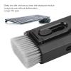8 in 1 Headphone Cleaning Brush, Soft Brush Keyboard Cleaner, Phone Cleaning Brush for Laptop Tablet Cellphone, Retractable Design, Compact and Lightweight (Black) view 3