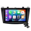 9-Inch IPS Touchscreen Android 10 Car Stereo for Mazda 3 2010-2013 with Wireless CarPlay & Android Auto 2+32GB Car Radio, Support GPS, WiFi, Bluetooth, FM Radio, Backup Camera, SWC, Dual USB, AUX-in view 1