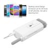 8 in 1 Headphone Cleaning Brush, Soft Brush Keyboard Cleaner, Phone Cleaning Brush for Laptop Tablet Cellphone, Retractable Design, Compact and Lightweight (White) view 4