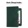 LaoShuSheng Stand Case for 6" Kindle Paperwhite (5th/6th/7th/10th Generation,2012-2018 Release) - PU Leather Book Folio Sleeve Cover with Two Hand Straps and Auto Sleep/Wake (Pine Green) view 3