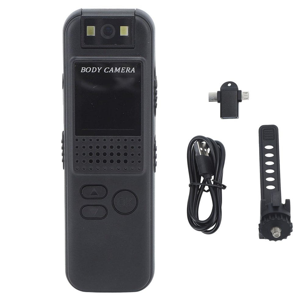 Handheld Back Clip Camera, Body Camera Video, 1080p Law Enforcement Recorder Rotatable Sports Camera, Nanny Small Cam, Tiny Camera
