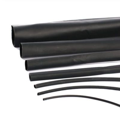 GatherTOOL 2:1 Black 1/2/ 3/5/ 6/8/ 10mm Diameter Heat Shrink Heatshrink Tubing Tube Sleeving Wrap Wire Connector Repair (Color : 5 Meter, Size : 4mm)