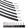 GatherTOOL 2:1 Black 1/2/ 3/5/ 6/8/ 10mm Diameter Heat Shrink Heatshrink Tubing Tube Sleeving Wrap Wire Connector Repair (Color : 5 Meter, Size : 4mm) view 2