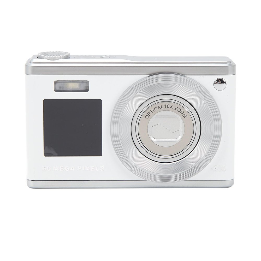 Vlogging Camera, Digital Camera Auto Focus 2.88in IPS Screen 750mAh Smart AntiShake for Gift (White)